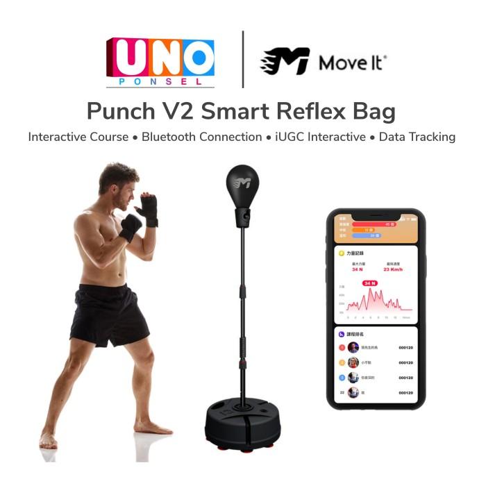 Jual Move it Punch V2 Smart Reflex Bag Boxing Ball Fitness Latihan
