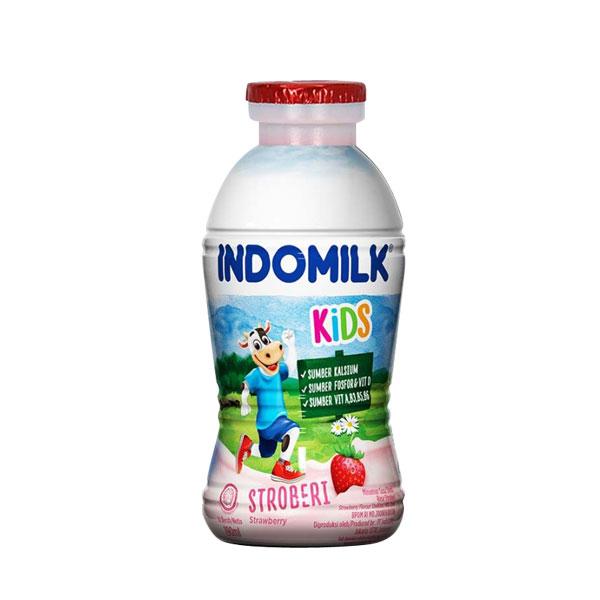 Gambar INDOMILK LIQUID STRAWBERRY 190 ML - SUSU dari Hypermart Pejaten Village undefined Tokopedia