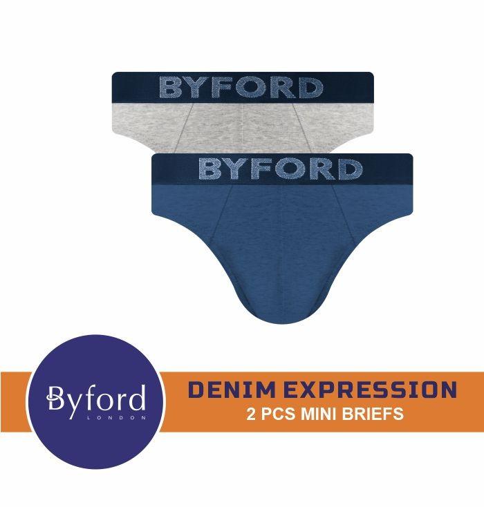 Gambar Byford Celana Dalam Pria Mini Briefs 2 warna / pack - VBYB17M2CJ - M dari Byford Indonesia undefined Tokopedia