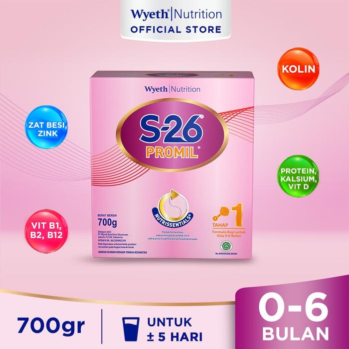 Gambar S-26 Promil Tahap 1 Susu Formula Usia 0-6 Bulan Kotak 700 gr dari ERBEGE id undefined Tokopedia