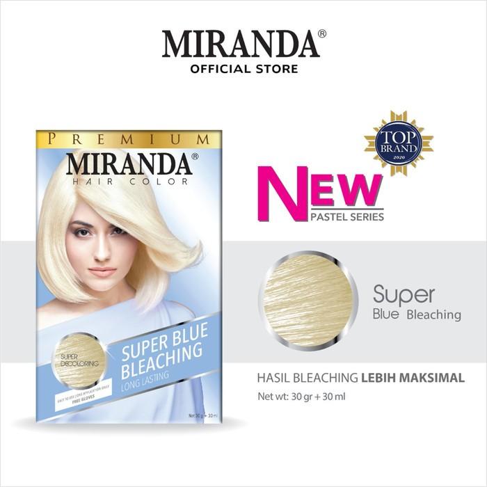 Gambar Miranda Permanent Hair Color Pastel Series 30ml - Super Blue Bleach - Blue Bleaching dari BANATY Beauty Shop undefined Tokopedia