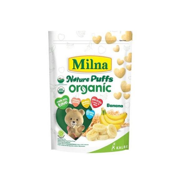Gambar MILNA ORGANIC PUFF BANANA 15 GR dari Hypermart Cibubur Junc undefined Tokopedia