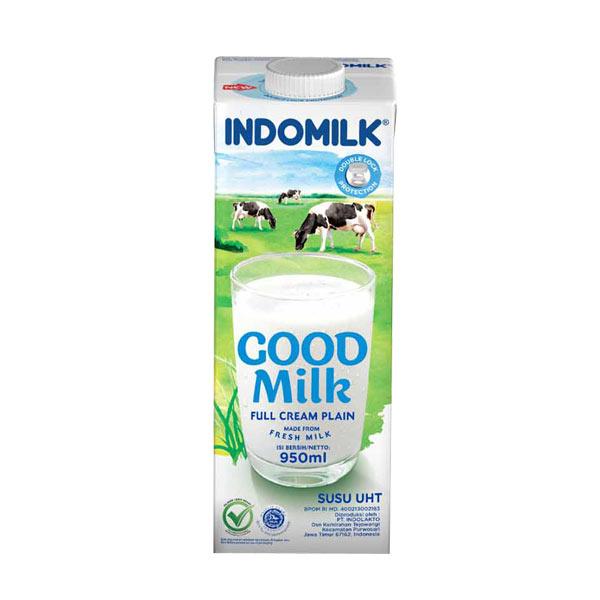Gambar INDOMILK UHT PLAIN 950 ML - SUSU dari Hypermart CitraGrand undefined Tokopedia
