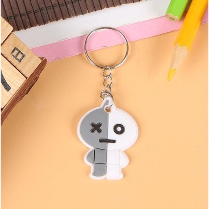 Gambar Gantungan kunci karakter kartun lucu - Abu putih dari Store_Qta undefined Tokopedia