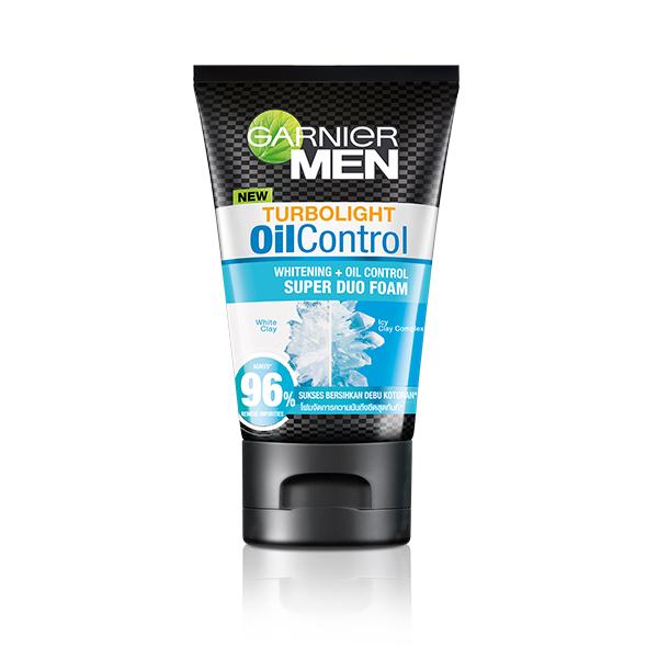 Gambar GARNIER MEN TURBO LIGHT WHITE + OIL CONTROL 100 ML dari Hypermart Ekalokasari undefined Tokopedia
