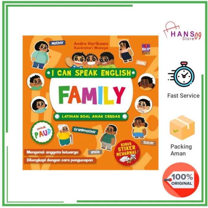 Gambar I Can Speak English : Family Latihan Soal Anak Cerdas (Bonus Stiker) dari Hans Store 09 undefined Tokopedia