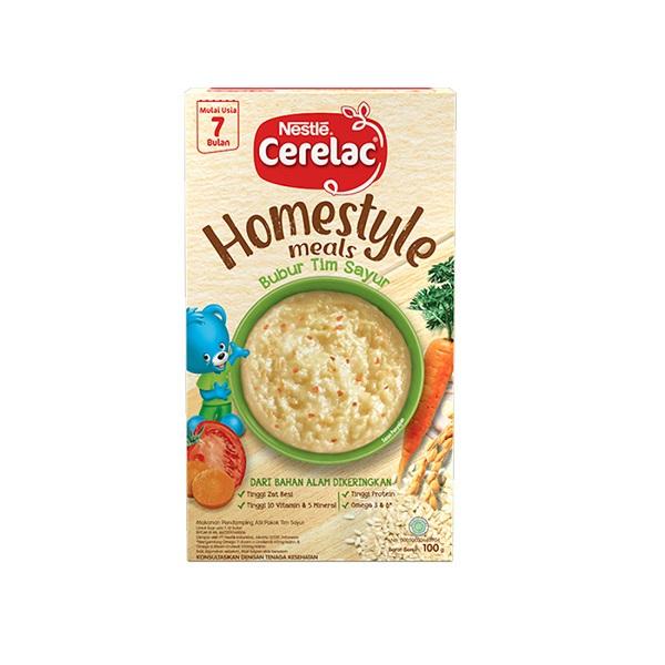 Gambar CERELAC HOMESTYLE BUBUR TIM SAYUR 100 GR dari Hypermart CitraGrand undefined Tokopedia