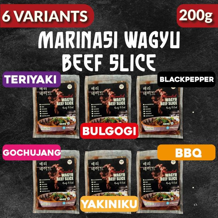 Gambar Marinated Wagyu Beef Slice / Daging Wagyu Slice 200gr by Mafia Daging - BBQ dari Freezy Fresh undefined Tokopedia