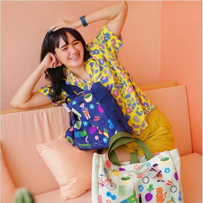 Gambar Ready..!!! BIG BAG LEMONILO X IDEKUHANDMADE Tas saja dari bomii undefined Tokopedia