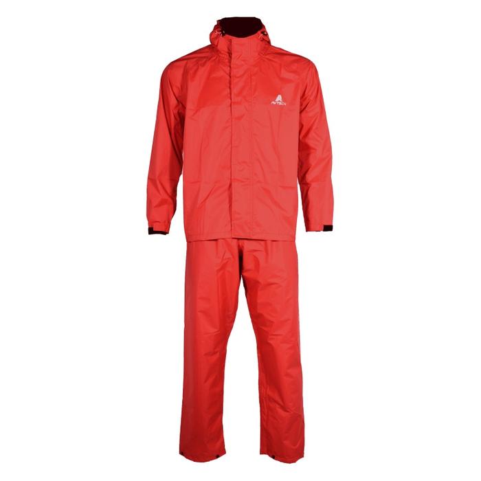 Gambar AVETCH - Jas Hujan Pria Wanita Raincoat Rainwear Mantel Outdoor Hiking Gunung Motor Waterproof Build Up - MALEO - Merah, M dari Avtech Adventure Technology Kota Administrasi Jakarta Timur Tokopedia