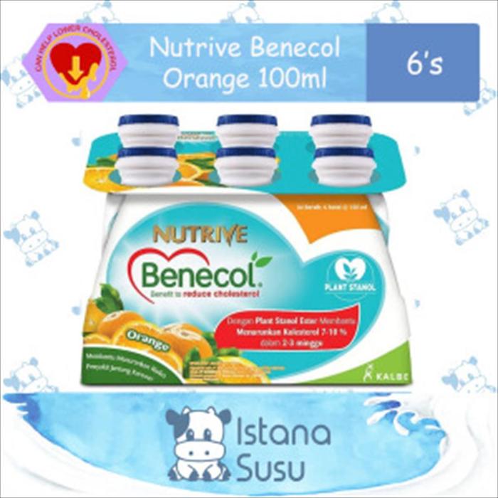 Gambar Nutrive Benecol Orange 6pcs x 100ml dari Istana Susu undefined Tokopedia