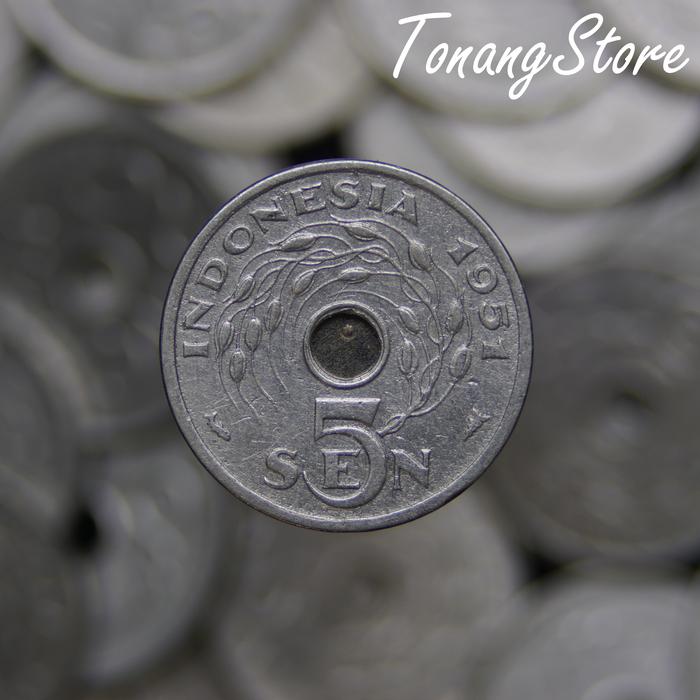 Jual Koin Kuno 5 Sen Rupiah Tahun 1951 - Kab. Ngawi - Tonang Store ...