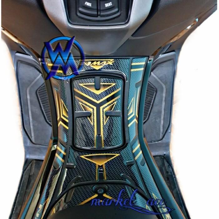 Gambar Sticker Stiker Tankpad Deckpad Resin Timbul Yamaha All New Nmax 2020 - gold dari market acc_NEW undefined Tokopedia
