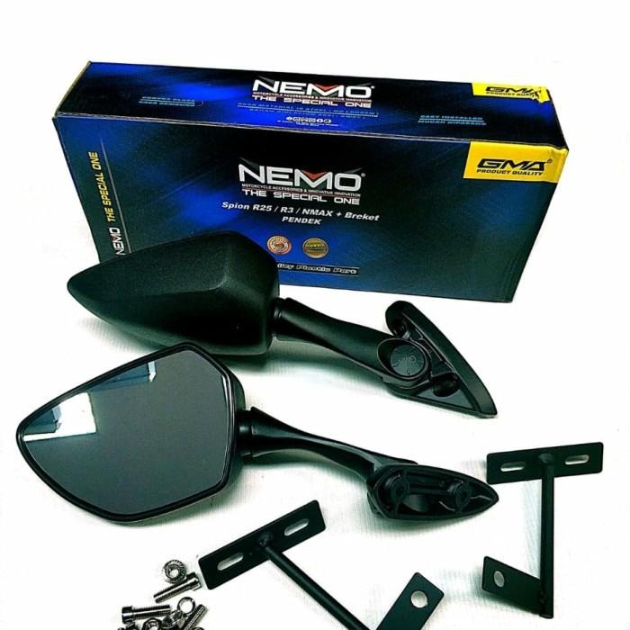 Gambar Spion ducati Kaki R25 By Nemo Buat R15 V2 V3 R25 CBR - Hitam - Hitam dari market acc_NEW undefined Tokopedia