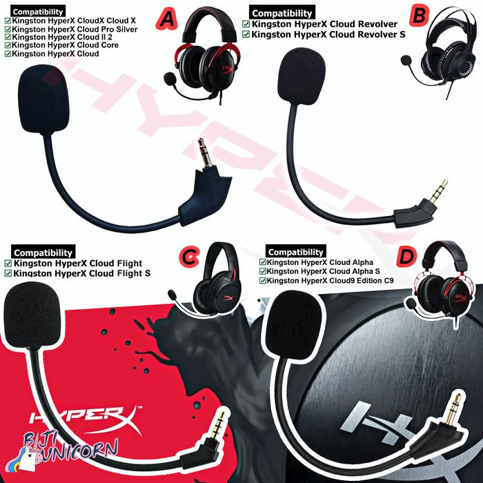 Jual Mic HyperX Cloud X Pro I II 1 2 Core Flight S Revolver Alpha S Cloud9  - Tipe B - Jakarta Timur - BijiUnicorn | Tokopedia