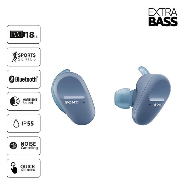 Jual Jual SONY WF-SP800N Truly Wireless NC Sport SP800N SP-800N