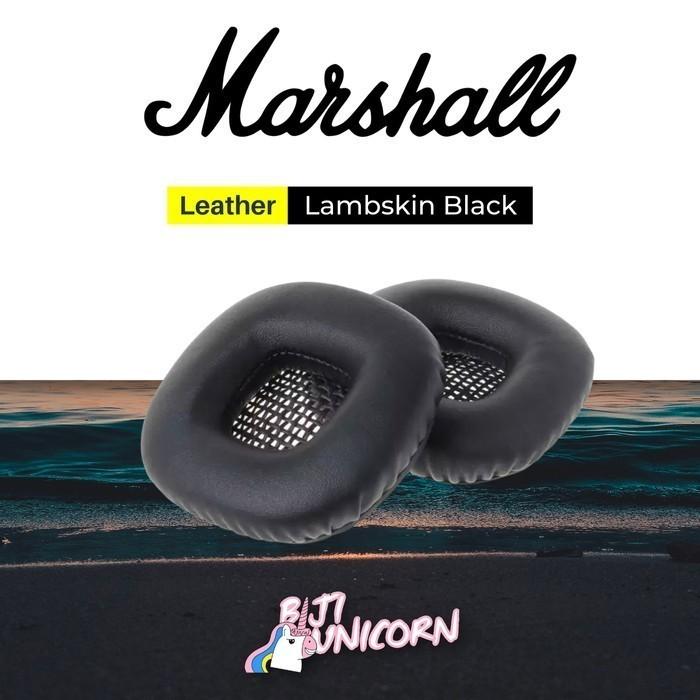 Gambar Earcup/Earpad/Ear Cushion Marshall Major I II 1 2 Wireless Wired Foam - Lambskin Black dari Bijiunicorn. undefined Tokopedia