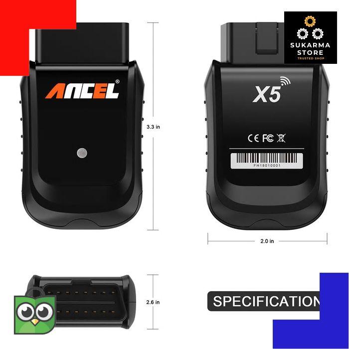 Gambar Ancel X5 WiFi OBD2 Automotive Scanner OBD Full Systems OBD FauI dari The Bestore store undefined Tokopedia