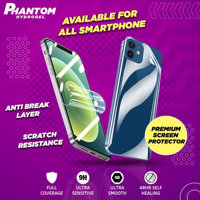 Gambar Phantom Motorola Moto G 5G Plus - Anti Gores Hydrogel - Tempered Glass - DEPAN+BELAKANG, ULTRA CLEAR dari Phantom Techno Official Store undefined Tokopedia