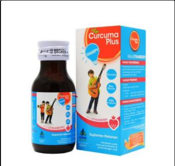 Gambar Curcuma Plus Sharpy Strawberry 60ml dari Farz Baby Shop undefined Tokopedia
