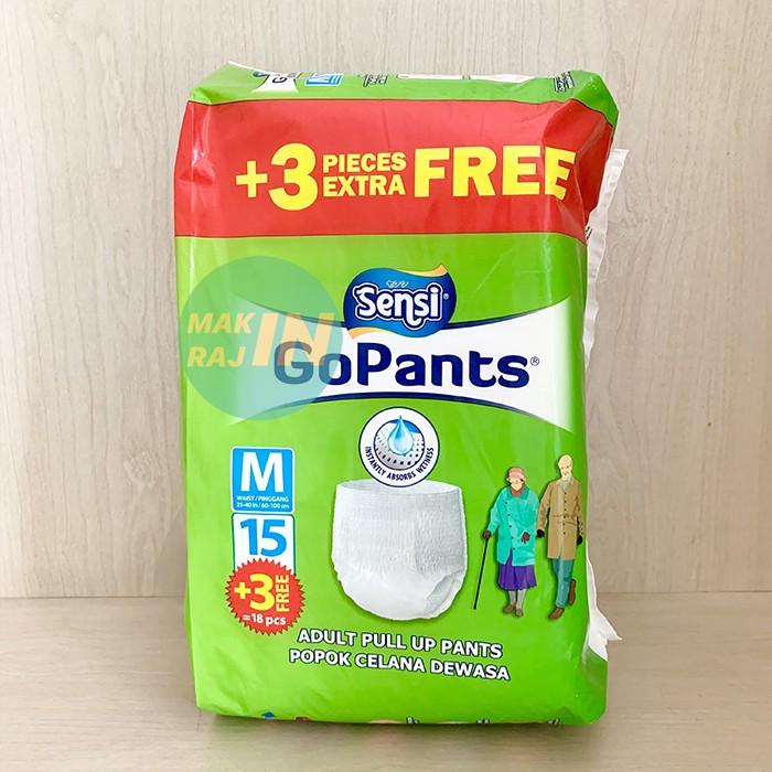 Gambar SENSI GOPANTS M15 [3 Pcs] - POPOK CELANA DEWASA - ADULT DIAPER Diskon dari alif kia2390 undefined Tokopedia