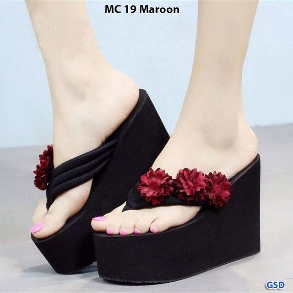 Jual Promo Sandal Jepit bunga wanita -sepatu sandal tinggi -sandal