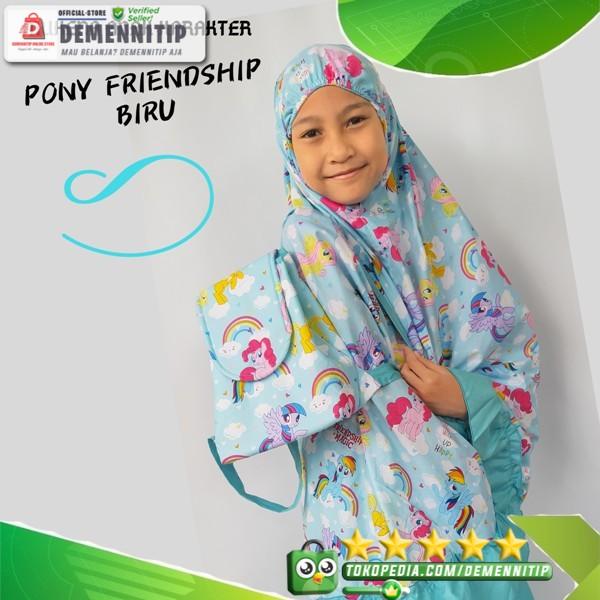 Gambar Mukena Anak Perempuan My Little Pony 1, 2, 3, 10 Tahun, Usia Tanggung - Biru Ransel, M dari Demennitip undefined Tokopedia