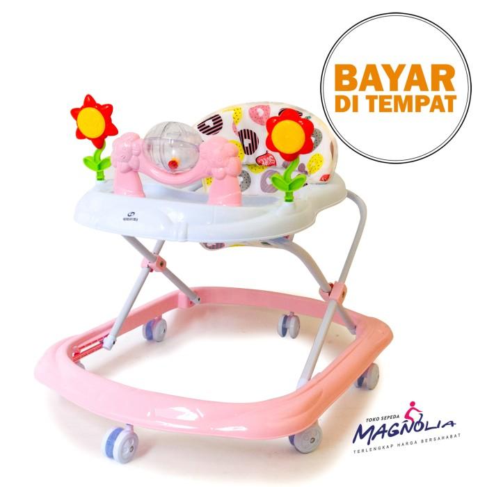 Gambar Baby Walker Apolo Bayi Roda Bayi Belajar Jalan untuk Bayi Spacebaby - Pink dari Toko Sepeda Magnolia undefined Tokopedia