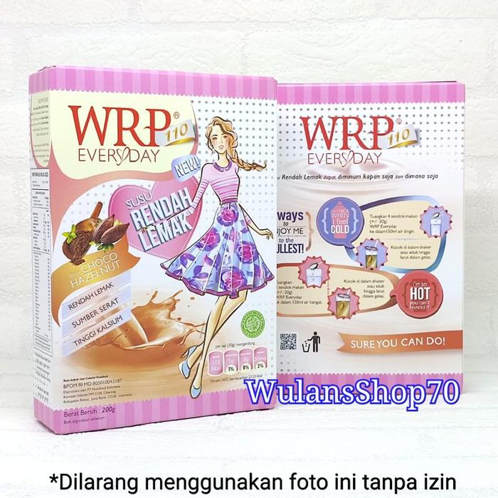 Gambar WRP Low Fat Milk Choco Hazelnut 200gr dari SRIKI COLLECTION undefined Tokopedia