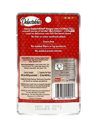 Jual Hartz Delectables Non-Seafood Bisque Lickable Wet Cat Treats - Main Image