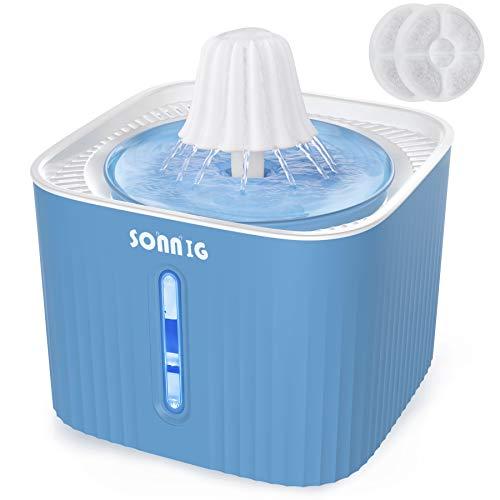 Jual Cat Water Fountain Bowl, SONNIG Pet Drinking Dispenser