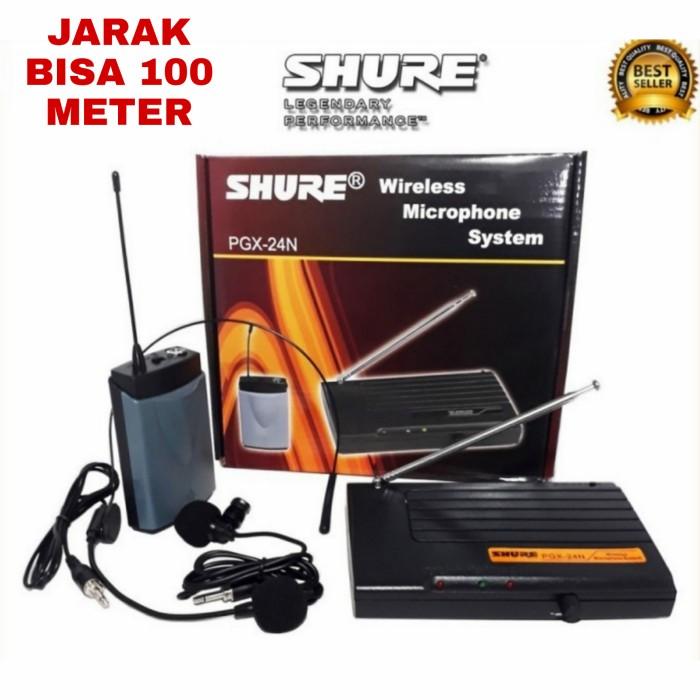 Gambar DISTRIBUTOR MIC/MICROPHONE WIRELESS BANDO HEADSET SHURE PGX 24 dari SUMBER REJEKI ABADI NEW undefined Tokopedia