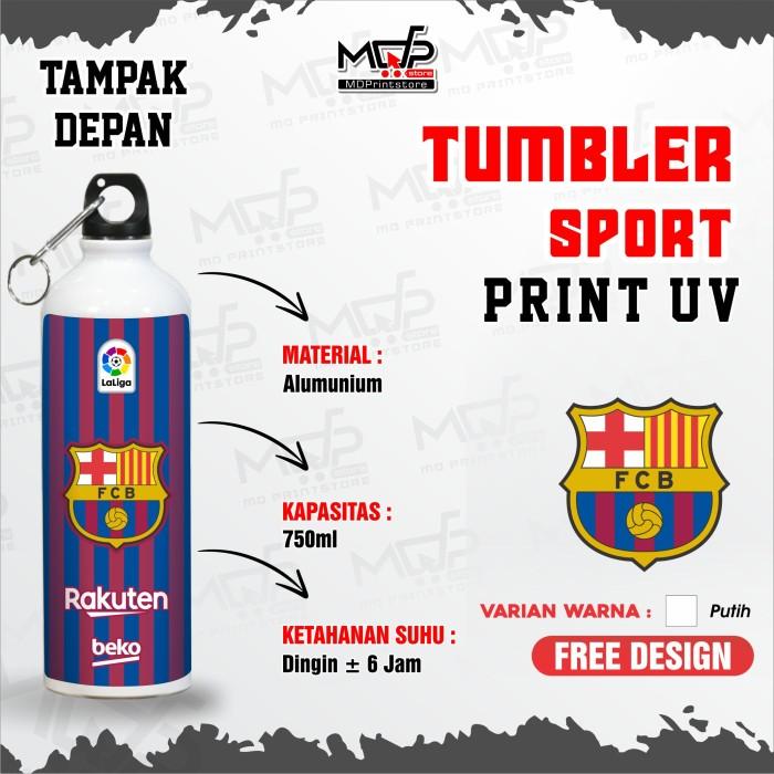 Gambar TUMBLER BARCELONA SOCCER EROPA SEPAK BOLA TUMBLER SPORT MDPRINTSTORE - Putih dari MDPrintStore undefined Tokopedia