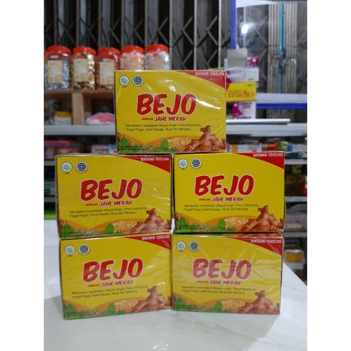 Gambar Diskon Produk Baru [1BOX= 12SACHET] BEJO JAHE MERAH / BINTANG TOEDJOE dari INTA HERBAL undefined Tokopedia