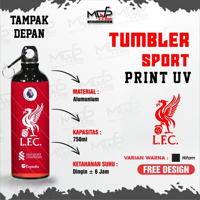 Gambar TUMBLER LIVEREPOOL SOCCER EROPA SEPAK BOLA TUMBLER SPORT MDPRINTSTORE - Hitam dari MDPrintStore undefined Tokopedia