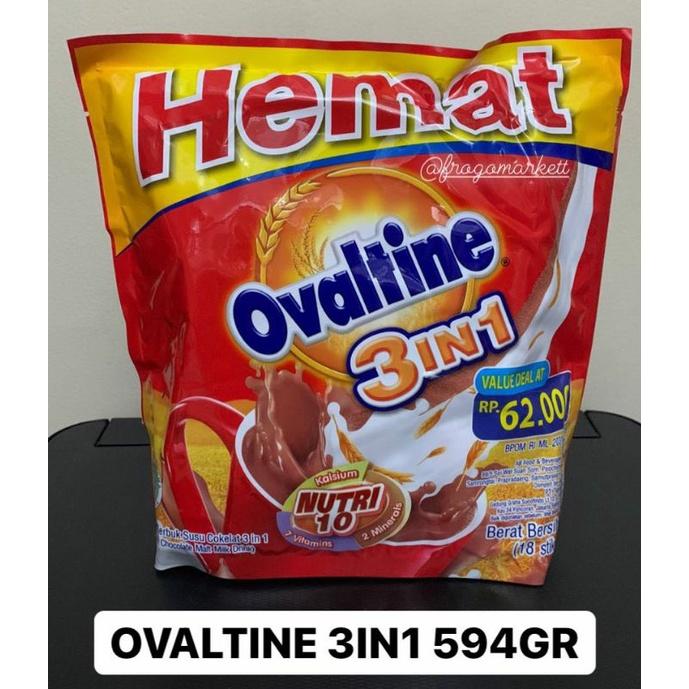 Gambar Ovaltine Saset 3in1 594gr 33gr x 18 Berkualitas dari austen store undefined Tokopedia
