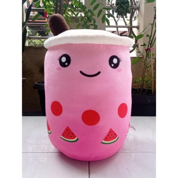Gambar Boneka Boba Jumbo Murah Bubble Milk Tea Brown Sugar Ukuran Besar. - SEMANGKA dari TRENDIO undefined Tokopedia