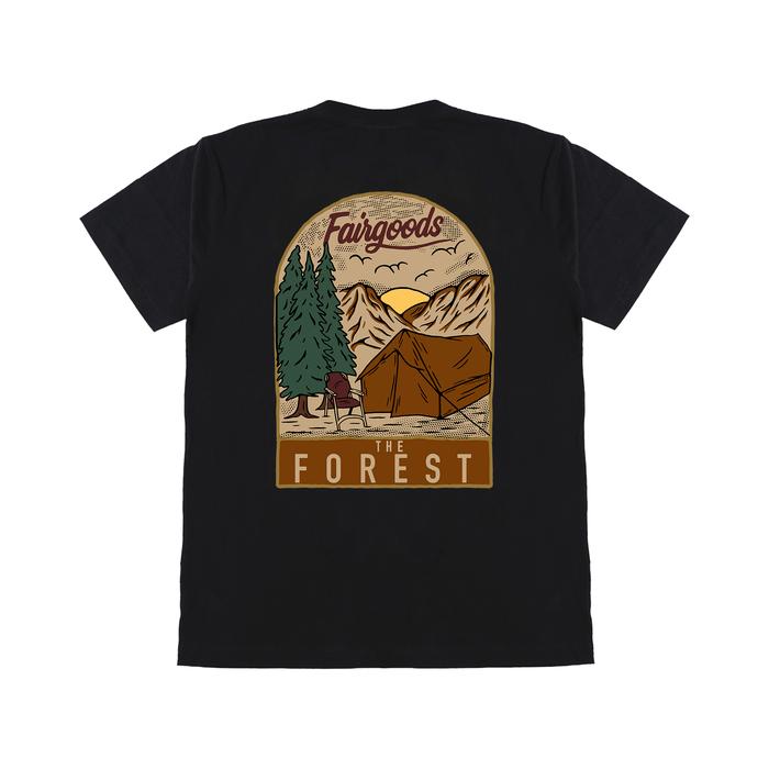 Gambar Fairgoods Kaos - Camp Forest - Hitam - L dari fairgoods undefined Tokopedia