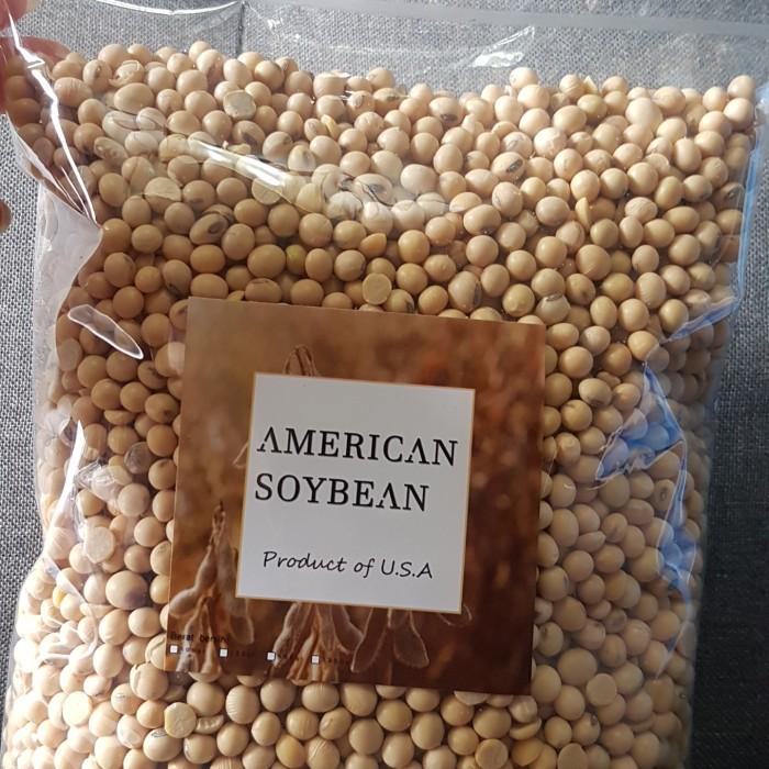 Gambar Kacang kedelai mentah 1kg raw soy bean dari Ngemil. undefined Tokopedia