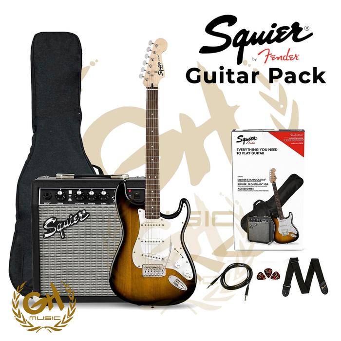 Gambar Squier Bullet Stratocaster Guitar Pack w Gigbag Frontman 10G Amp dari cardea Olshopacc undefined Tokopedia