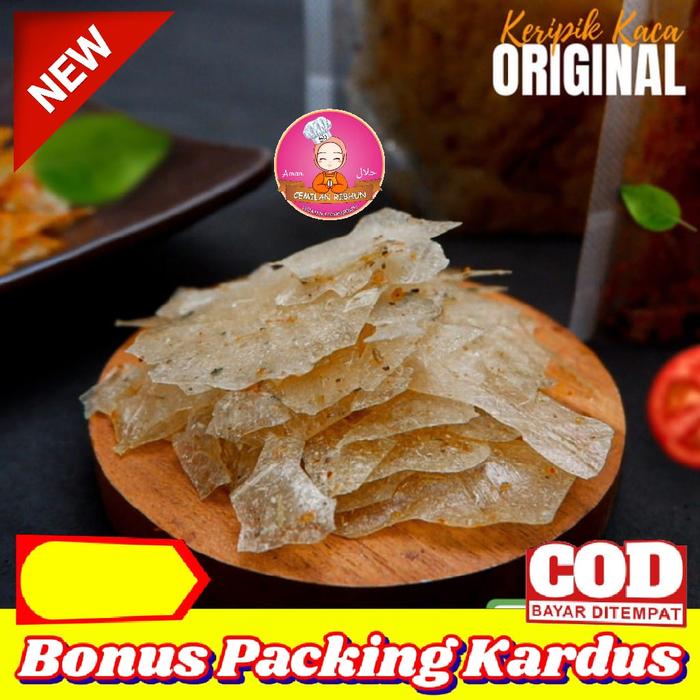 Gambar Keripik Kaca Original 250g / keripik kaca Asin Gurih | Cemilan Ribhun - KRIPCA ORIGINAL, 75g dari Cemilan Ribhun undefined Tokopedia