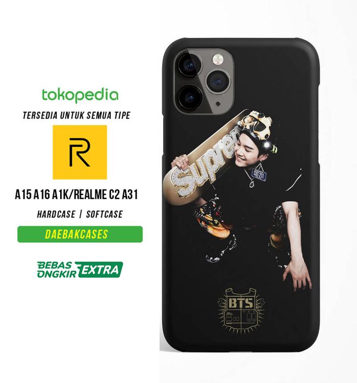 Jual CASING OPPO REALME A15 A16 A1K/C2 A31 BTS NO MORE DREAM SUGA