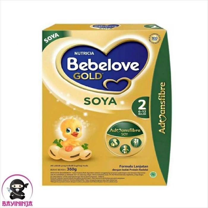 Gambar BEBELOVE Gold Soya 2 Susu Formula Lanjutan 6 to 12 Bulan Box 360 g dari zaniva undefined Tokopedia