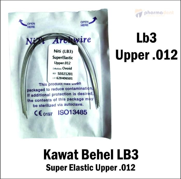 Gambar Kawat Gigi Niti Super Elastis LB3 Upper / Lower Regular/Rectangular - Upper 012 dari MetaDent undefined Tokopedia