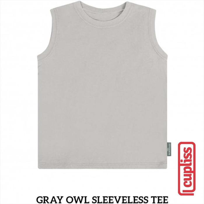 Gambar Little Palmerhaus Sleeveless Tee Gray Owl Kaos Oblong Anak - 1 Years dari Cupliss undefined Tokopedia