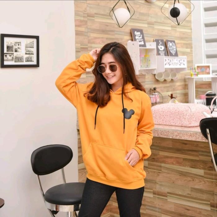 Gambar MICKEY ZARRA SWEATER HODIE SWETER HODIE Bahan FLEECE Kampung Sweater - Kuning, L dari Kampung Sweater undefined Tokopedia