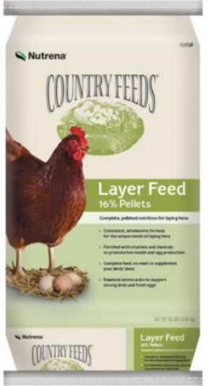 Gambar Nutrena Country Feeds 16% Layer Pellets Chicken Feed 50 Pounds dari Pets USA undefined Tokopedia