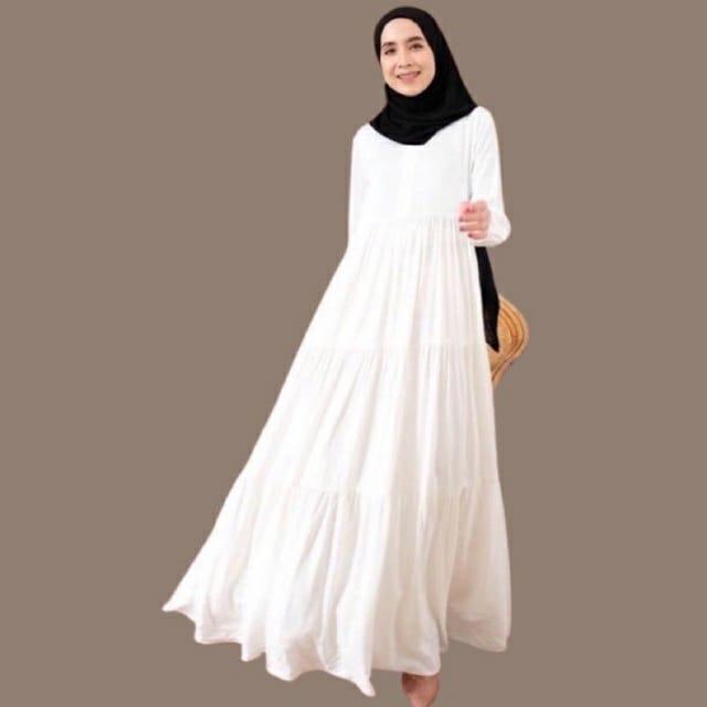Jual Gamis Putih Polos Remaja Syar I Baju Gamis Wanita Terbaru 21 Hitam 4l Kab Bandung Pratama 321 Tokopedia