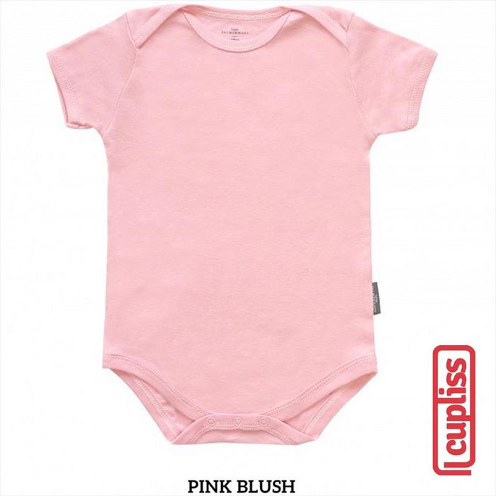 Gambar Pink Blush Little Palmerhaus Everyday Bodysuit Short Sleeve Jumper - Newborn dari Cupliss undefined Tokopedia