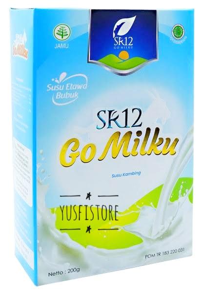 Gambar Susu Kambing Go Milku SR 12 Isi 200 gram Obat Tulang dan Pernafasan dari Yusfistore undefined Tokopedia